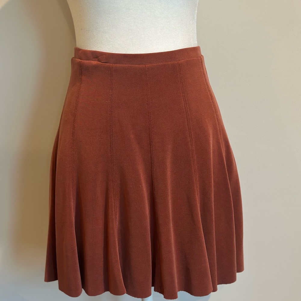 Elegant Rust Skirt
